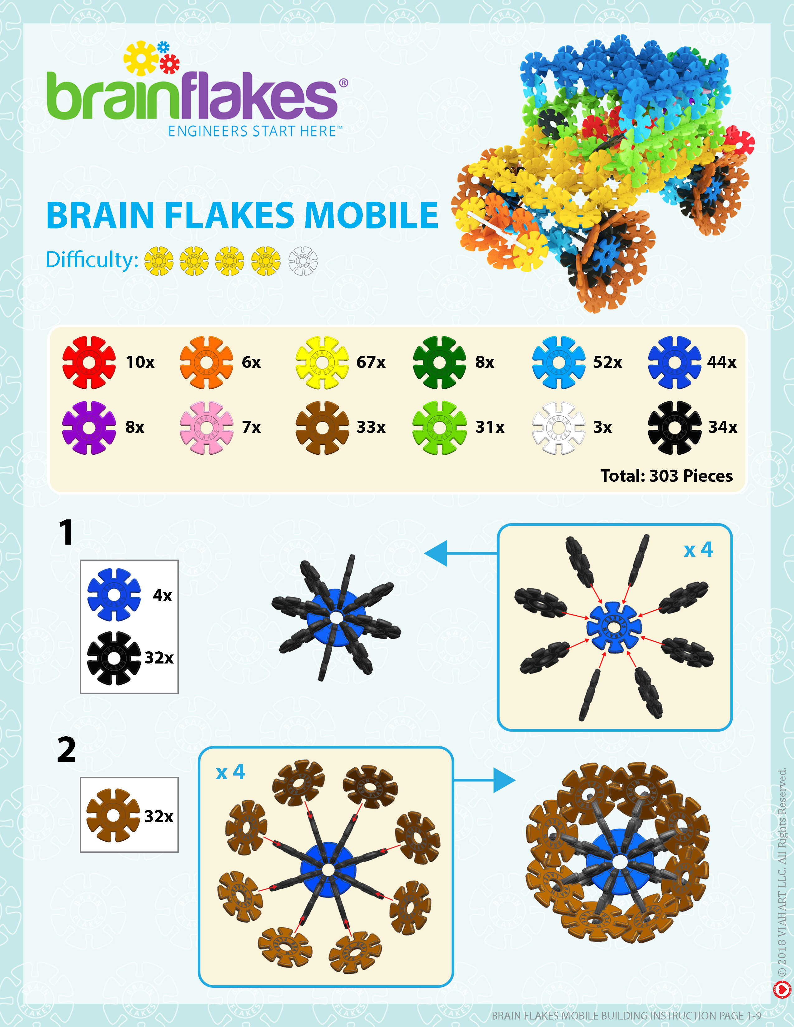viahart brain flakes