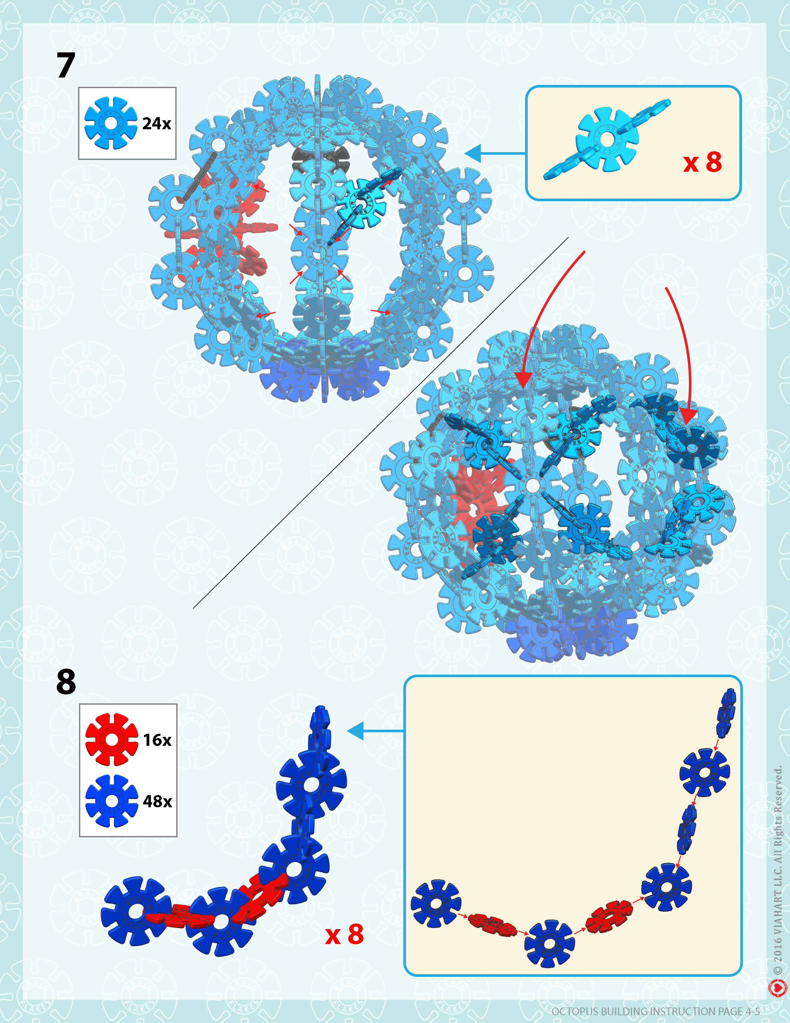 brain flakes octopus